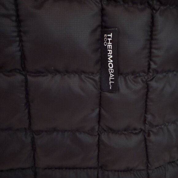 The North Face Women's ThermoBall Long Puffer Jacket, Black, Size L, NWT - Picture 6 of 16
